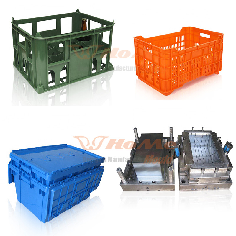 Plastic Crate Injection Mold ອອກ​ແບບ​ຄວາມ​ເຢັນ​